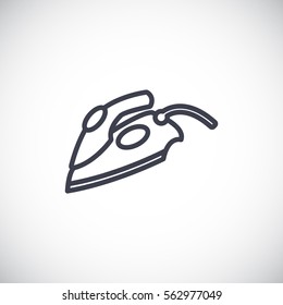  Smoothing-iron  Icon Vector.