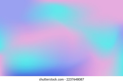 Ilustración de diseño de gradiente borrosa suave EPS10 de color rosa, azul, verde y morado para fondo o banner