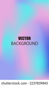 Smoothly blurred gradient design illustration EPS10 of pink, blue, green and purple for background or banner