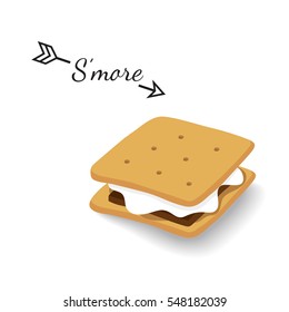 S'more Graham Cracker, Chocolate, And Marshmallow