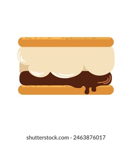 Smore icon clipart avatar logotype isolated vector illustration