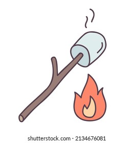 Smores. Hand drawn doodle icon.