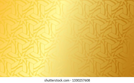 Smoth golden color gradient background. New Elegant Background With Curved Line In Triangular Style. Vector. Smart Business Design
