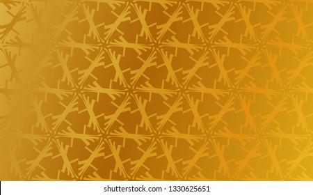 Smoth golden color gradient background. New Elegant Background With Curved Line In Triangular Style. Vector. Smart Business Design