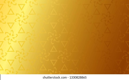 Smoth golden color gradient background. New Elegant Background With Curved Line In Triangular Style. Vector. Smart Business Design