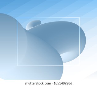 smoth swirgl gradient shape stock vector background