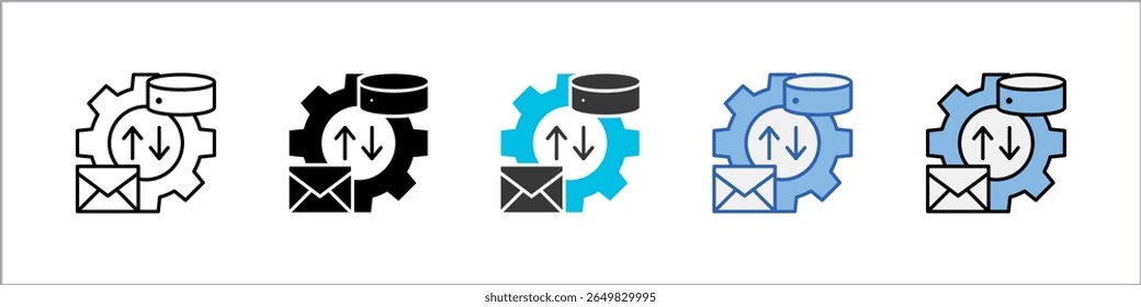 Smpt Icono Pack Ilustración Multistyle