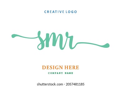 SMR lettering logo is simple, easy to understand and authoritative