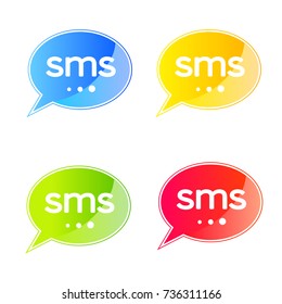 Sms alert / message icon . vector illustration.