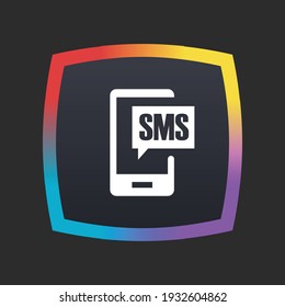SMS - App Icon Button