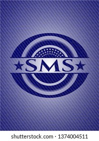SMS denim background