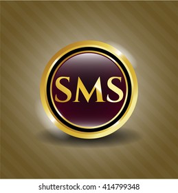 SMS gold emblem