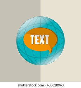 SMS graphic design , vector illustration