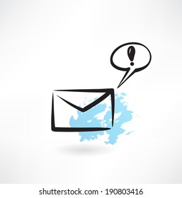sms grunge icon