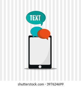 SMS icon design, vector illustration