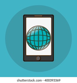SMS icon design, vector illustration