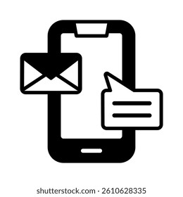 Sms Icon Element for Design