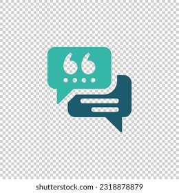 Icono de SMS aislado en un estilo de fondo transparente. Icono de conversación. Símbolo del mensaje. plantilla de vector de signo plana de SMS 