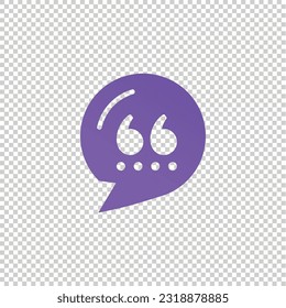 Icono de SMS aislado en un estilo de fondo transparente. Icono de conversación. Símbolo del mensaje. plantilla de vector de signo plana de SMS 
