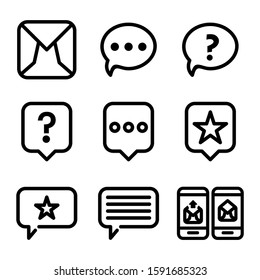 sms icon isolated sign symbol vector illustration - Collection of high quality black style vector icons
