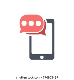 sms icon - phone message -mail symbol