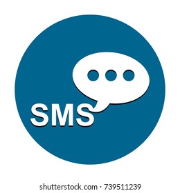 sms icon vector