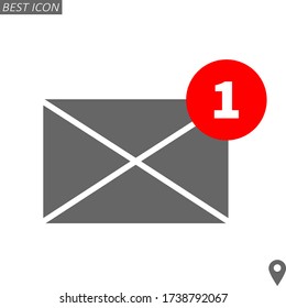 sms icon vector, email, message, sms