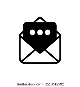 Sms icon vector isolated on white background. Mobile phone sms icon. Phone message icon design.
