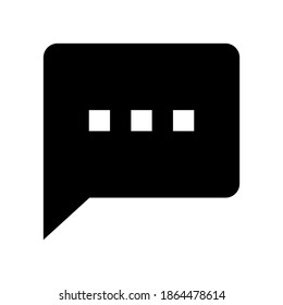 Sms icon vector isolated on white background