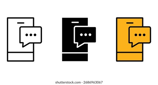 VECTOR de icono de SMS. nuevo mensaje, marketing en redes sociales y símbolo de comunicación rápida. Ilustración vectorial.