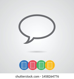 SMS icon.A symbol of a message. A symbol of SMS.