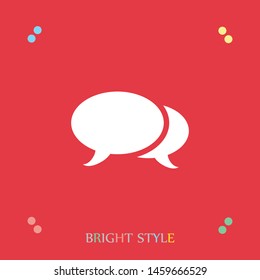 SMS icon.A symbol of a message. A symbol of SMS.