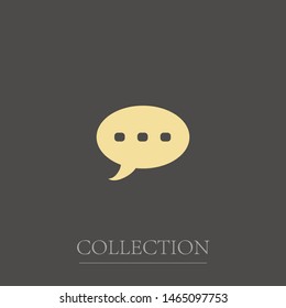 SMS icon.A symbol of a message. A symbol of SMS.