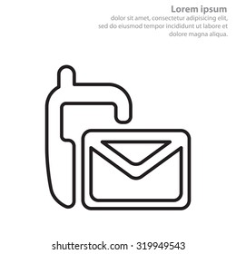 sms line icon