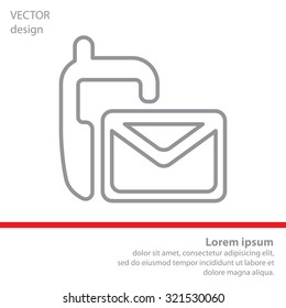 sms line icon