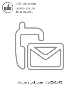 sms line icon