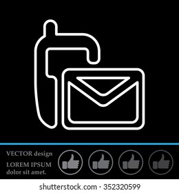 sms line icon
