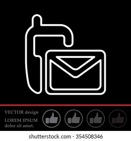 sms line icon