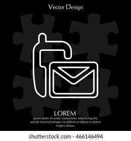 sms line icon