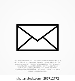 sms line vector icon