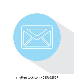 sms line vector icon