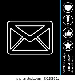 sms line vector icon