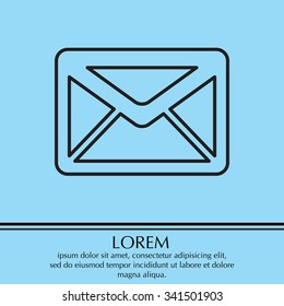 sms line vector icon