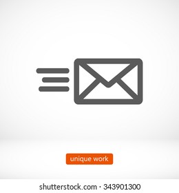 sms line vector icon