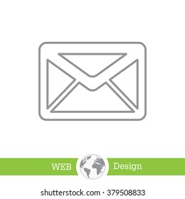 sms line vector icon