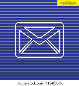 sms line vector icon