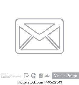 sms line vector icon