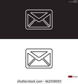 sms line vector icon