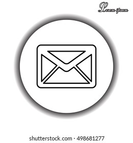 sms line vector icon