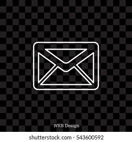 sms line vector icon